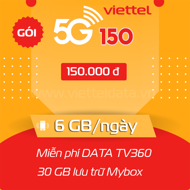 1 năm Gói cước Data sim nào cũng có SD90 SD120 5G150