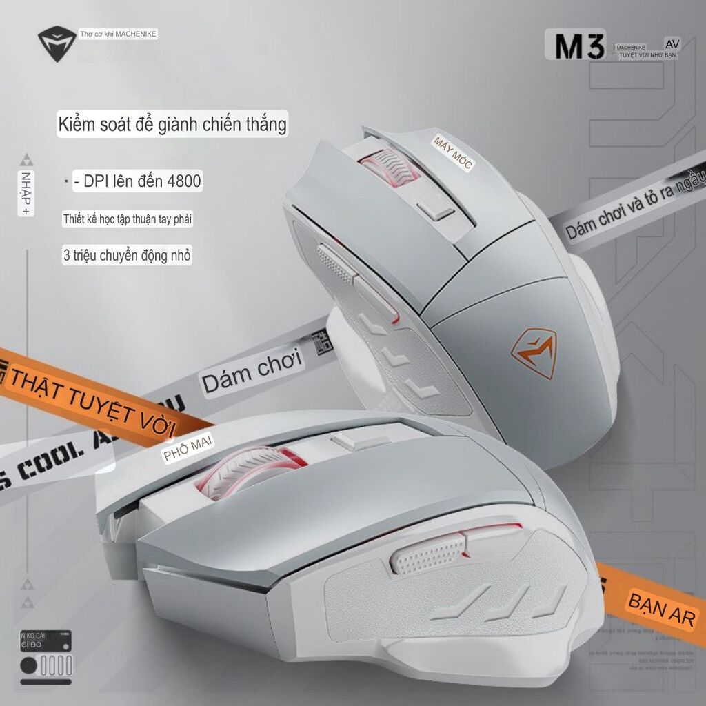Chuột Gaming Không Dây Machenike M3 - Ảnh 4