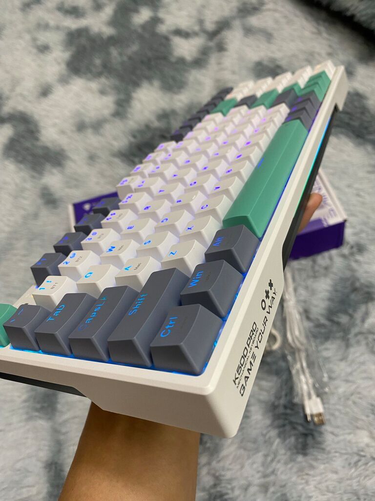 Bàn phím cơ Machenike K500 Pro-B94W Tri-Mode RGB - Ảnh 10