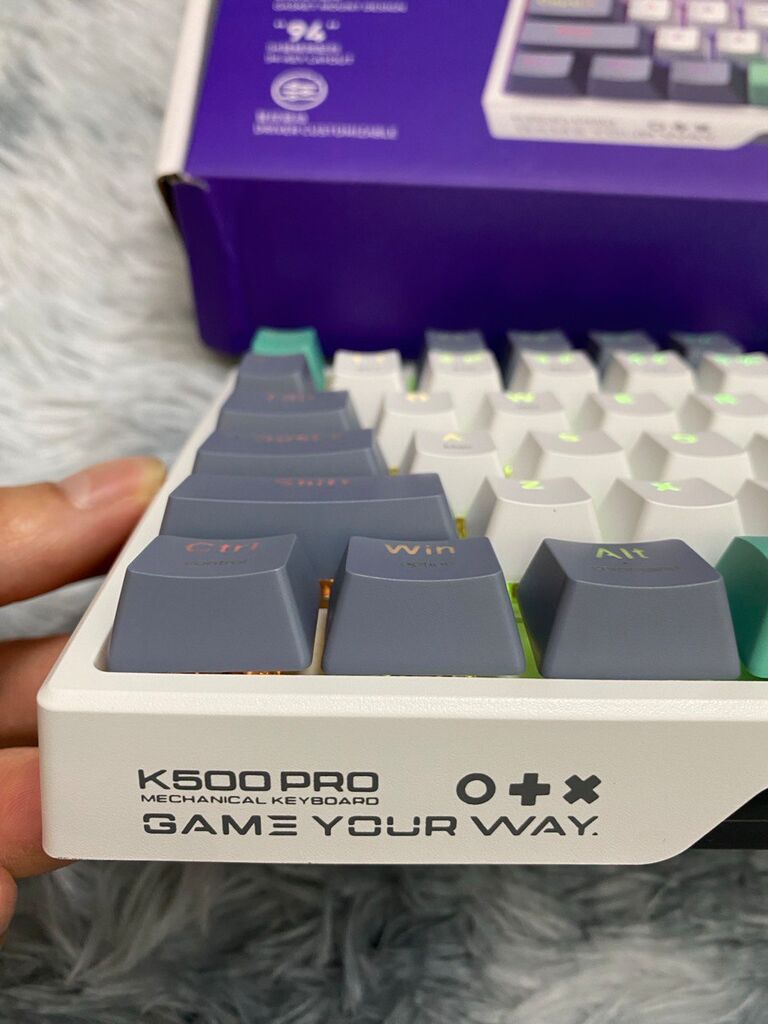 Bàn phím cơ Machenike K500 Pro-B94W Tri-Mode RGB - Ảnh 9