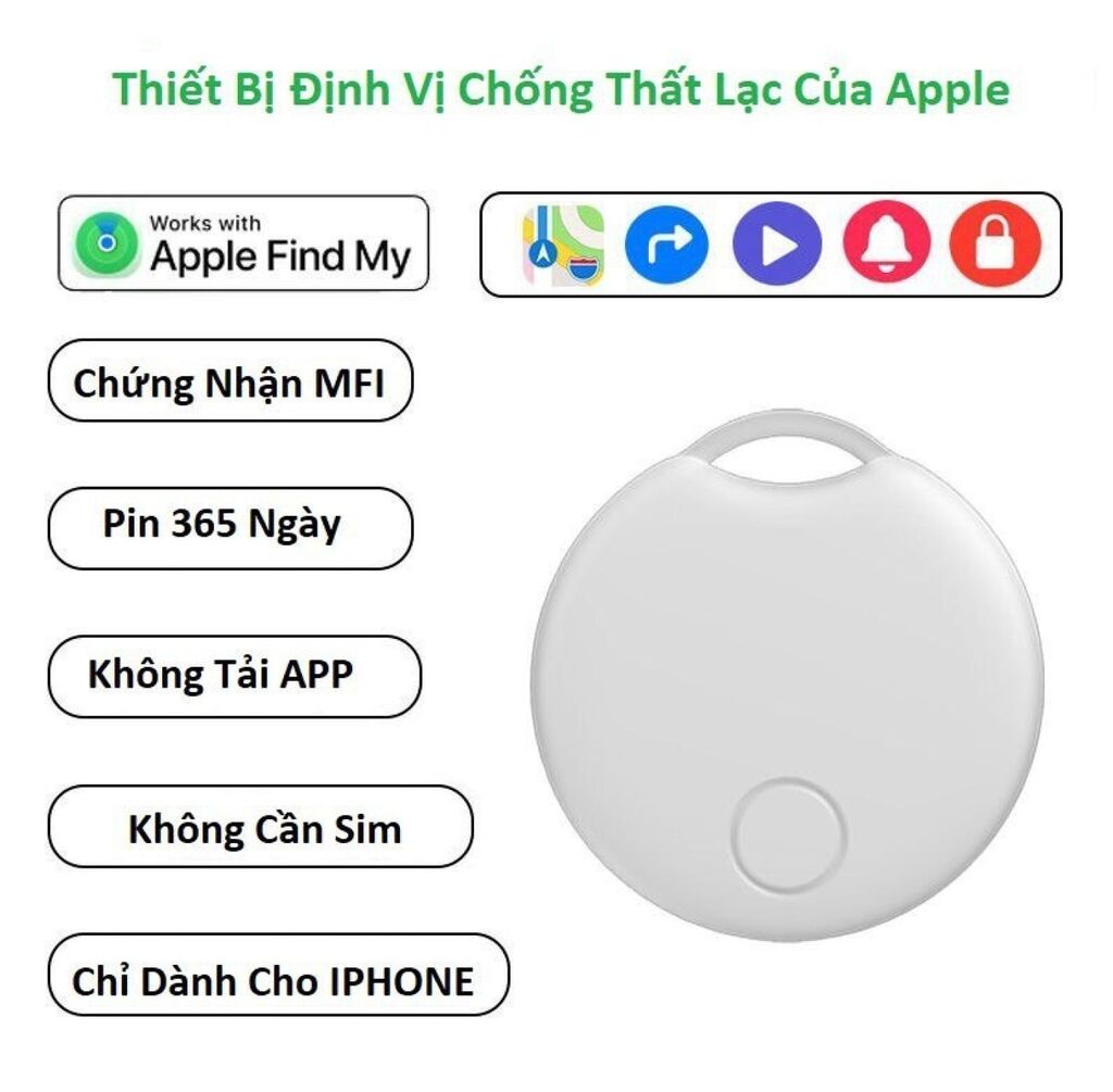Thiết Bị Định Vị Smart Tag cho IP iOS: Chuẩn MFI Hãng HiMoJo - Ảnh 3