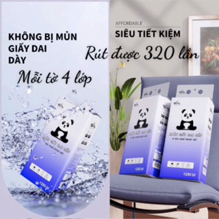 Khăn giấy cao cấp 4 lớp SANSAN siêu dai thấm hút tốt - Ảnh 3