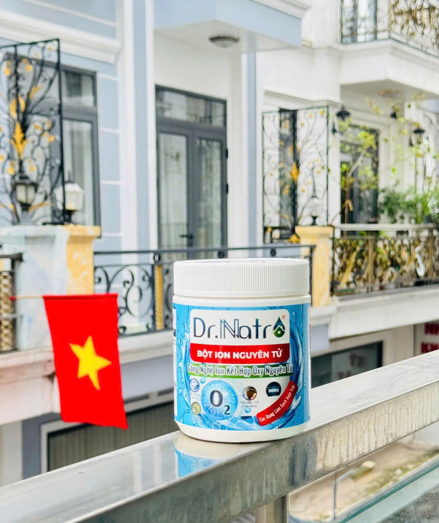 [ TẨY VẢI ] Bột Ion nguyên tử DrNatro chuyên tẩy vải, hộp 500gr, HSD 2 nămr