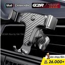 Giá Đỡ Điện Thoại Trên Ô Tô GCAR - V8 Kẹp Gắn Cửa Khe Gió Điều Hoà Xoay 360 Độ Vân Cacbon Phụ Tùng 