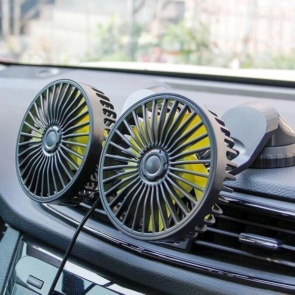 Quạt Máy Mini G-CAR Cổng USB 5V Xoay 360 độ Dùng Trên Ô Tô, Bàn Làm Việc, Bàn Học,…