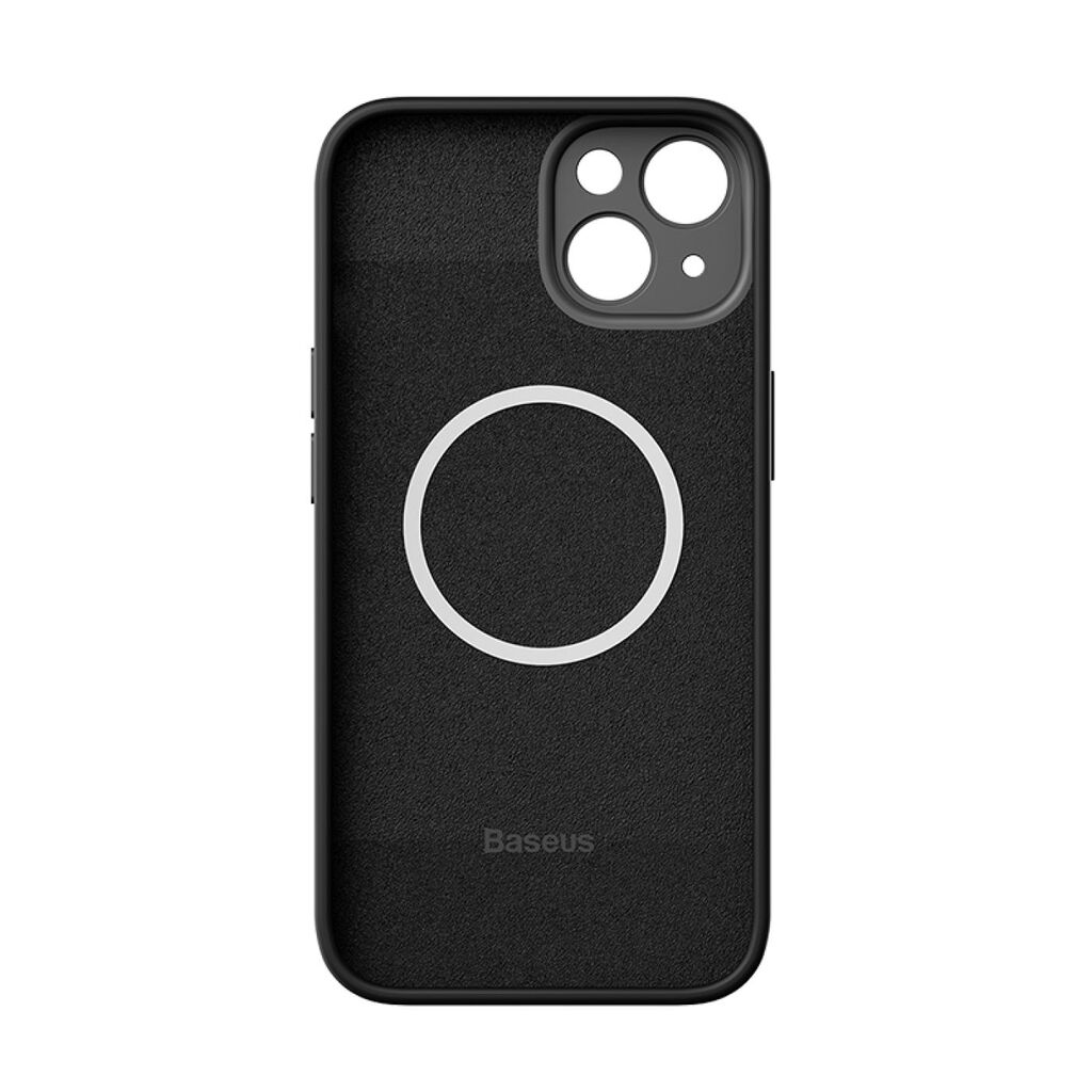 Combo Ốp Lưng Baseus Silicon Lỏng Cho iP14 | Mềm Mịn Chống Bẩn & Kèm Dán Cường Lực