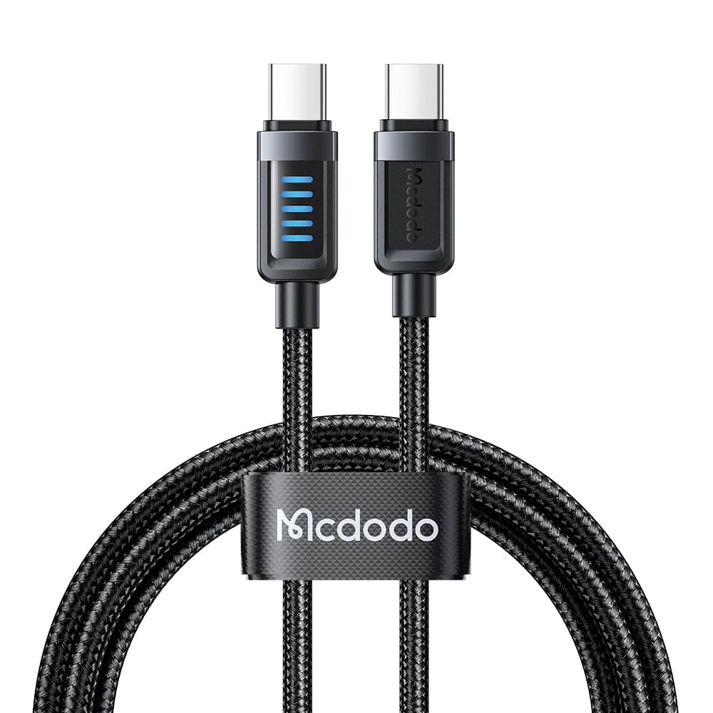 Cáp Sạc Mcdodo Cab Vision 240W Type-C to Type-C | Đèn LED Độc Đáo, Chip E-Marker 2.0
