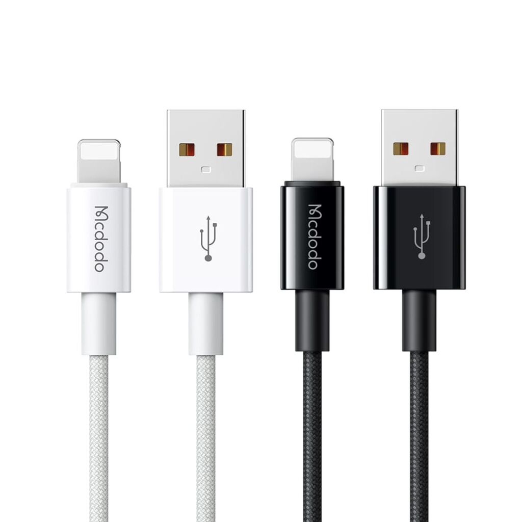 Cáp Sạc Mcdodo 3A USB to Ln | Sạc Nhanh An Toàn, Bện Dù Bền Bỉ, Chính Hãng