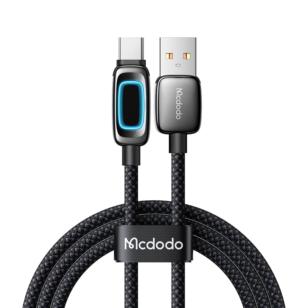 Cáp Sạc Mcdodo Vision Sci-Fi USB to Type-C 6A | Hiệu Ứng LED 3D, Đầu Hợp Kim Kẽm