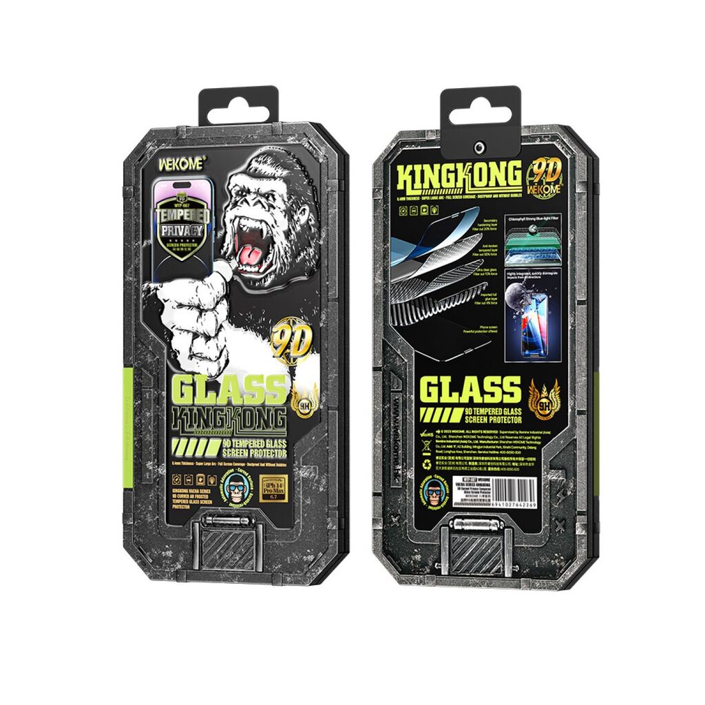 Kính Cường Lực KingKong WK Privacy Screen Protector WTP-067 (Chống nhìn trộm)