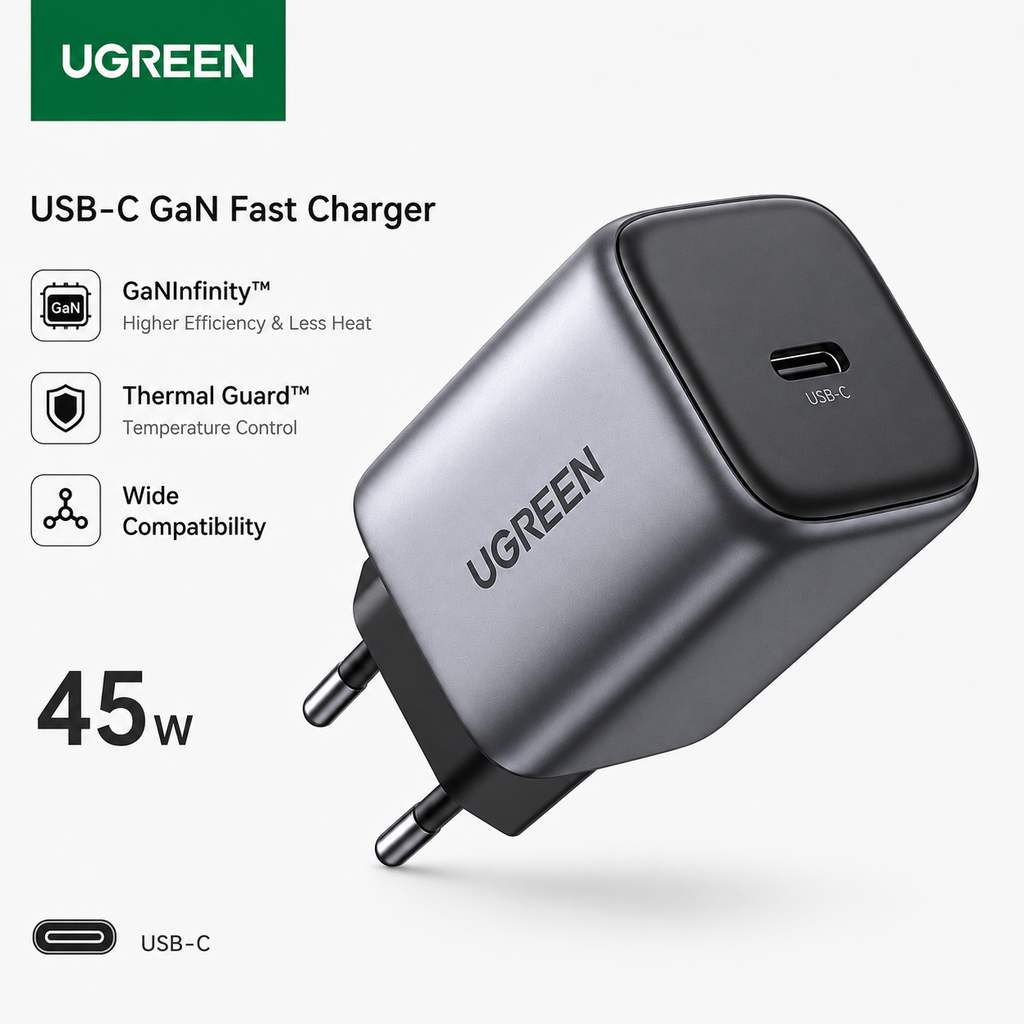 Sạc UGreen GaN 45W