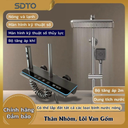 Sen Cây Tắm Đứng Thân Nhôm Phím Đàn – Vòi Sen Nóng Lạnh 4 Chế Độ
