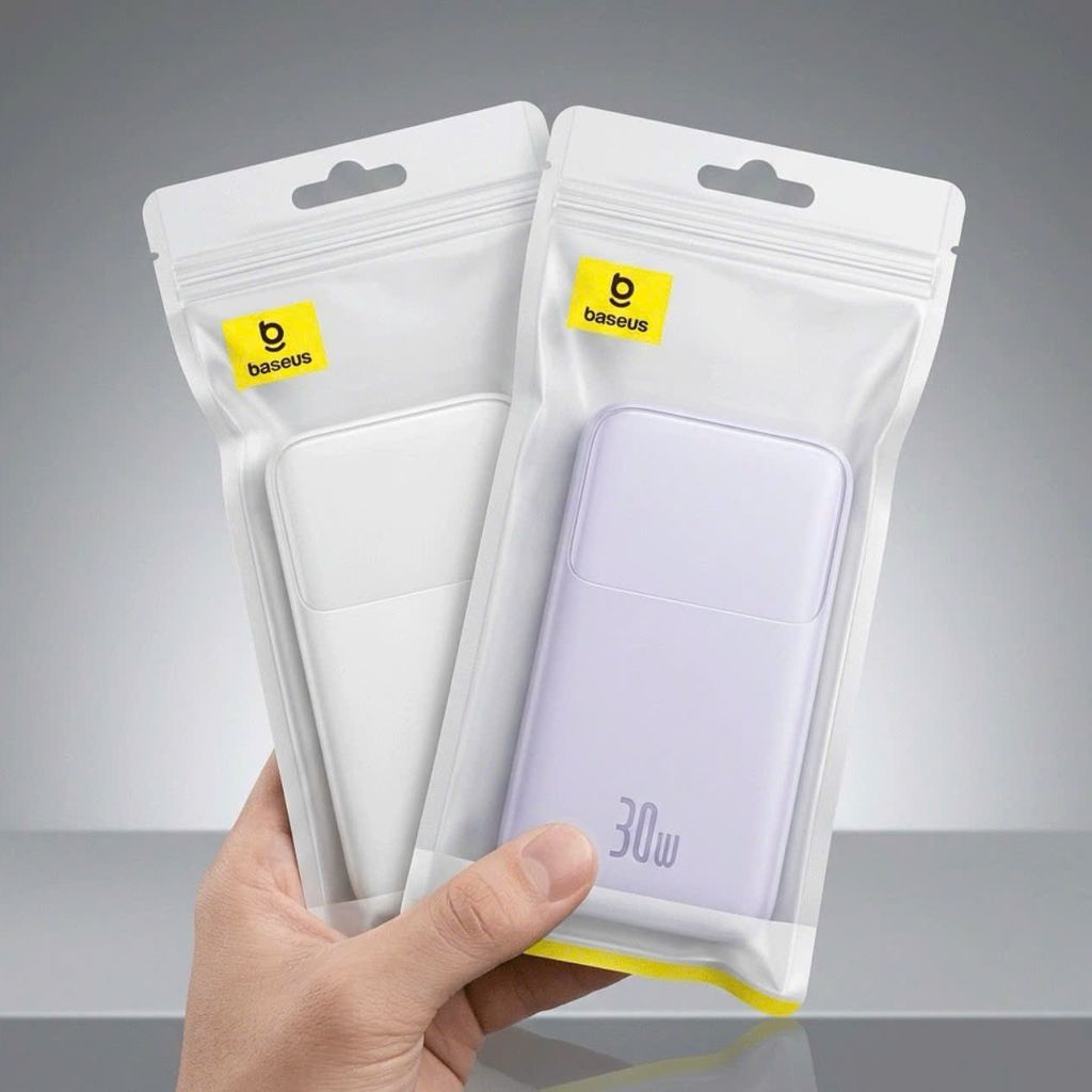 Pin Sạc dự phòng Baseus 10.000mAh  sạc nhanh  30w Kèm 2 Dây TypeC
