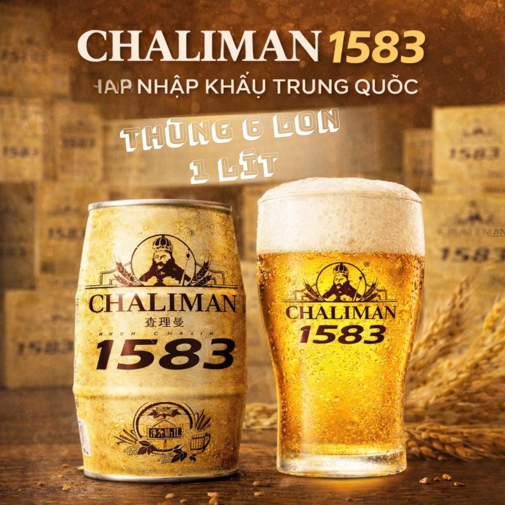 Bia Thủ Công Trung Quốc Hương Vị Kiểu Đức CHALIMAN 1583