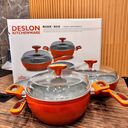 Bộ Nồi Chảo Chống Dính DESLON Kitchenware - dùng được cho bếp từ, ko chứa PFOA