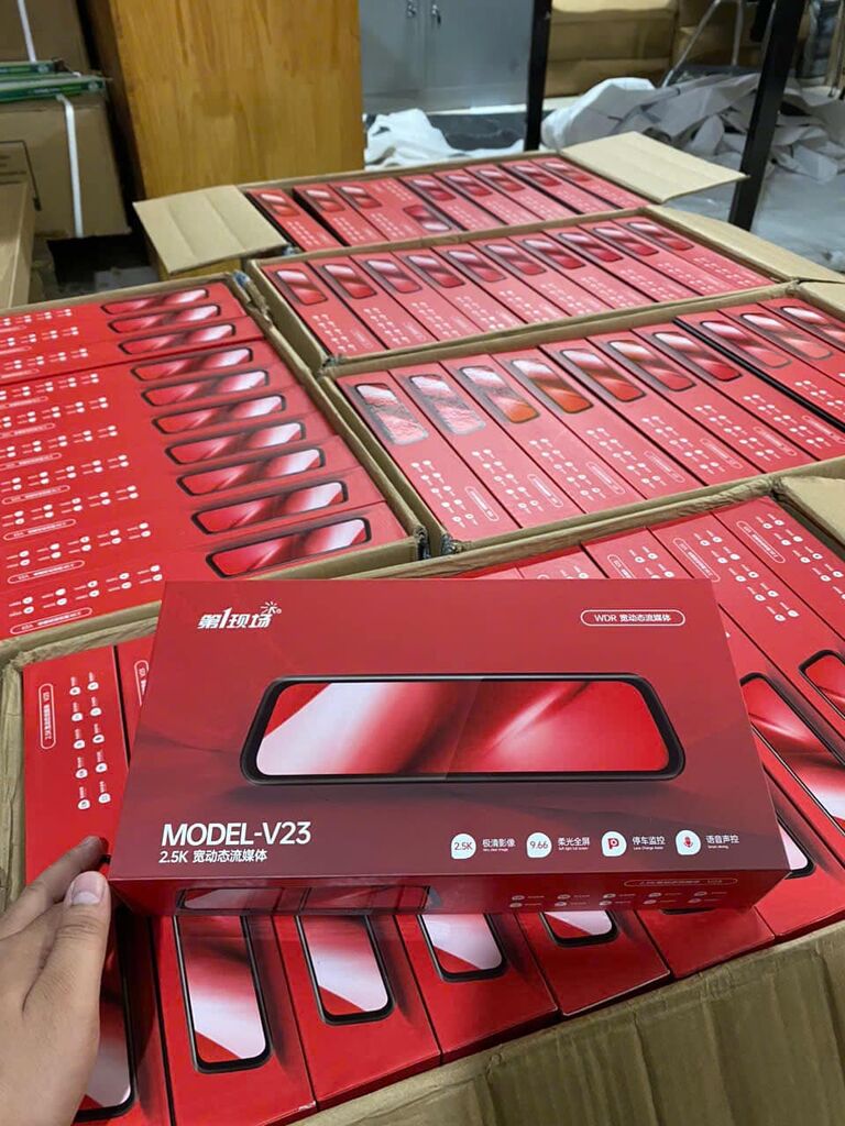 Camera hành trình gắn gương  Firstscene V23 2 mắt - GPS - WIFI - 2,5K
