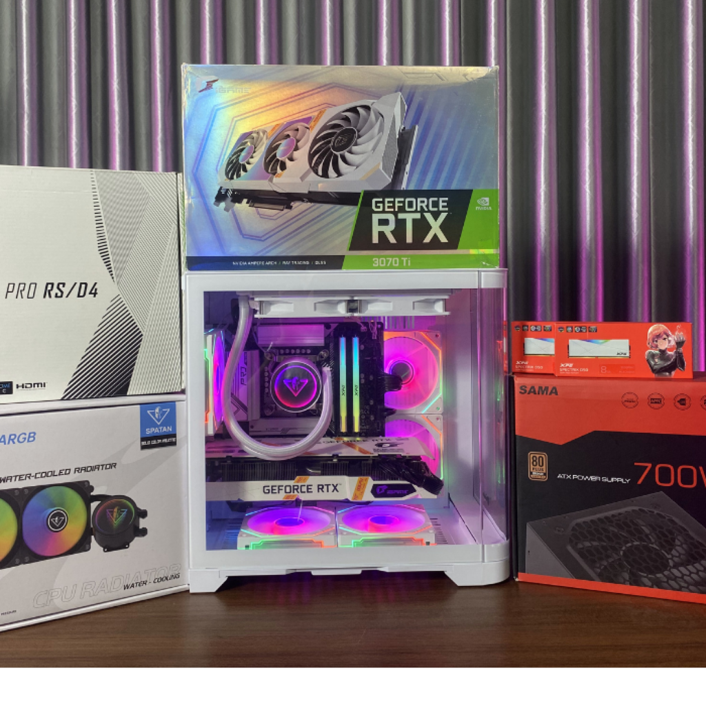PC Gaming (ASROCK B760M PRO RS DDR4/i5 12700F/RAM 32GB/RTX 3060 12GB/SSD 256GB)