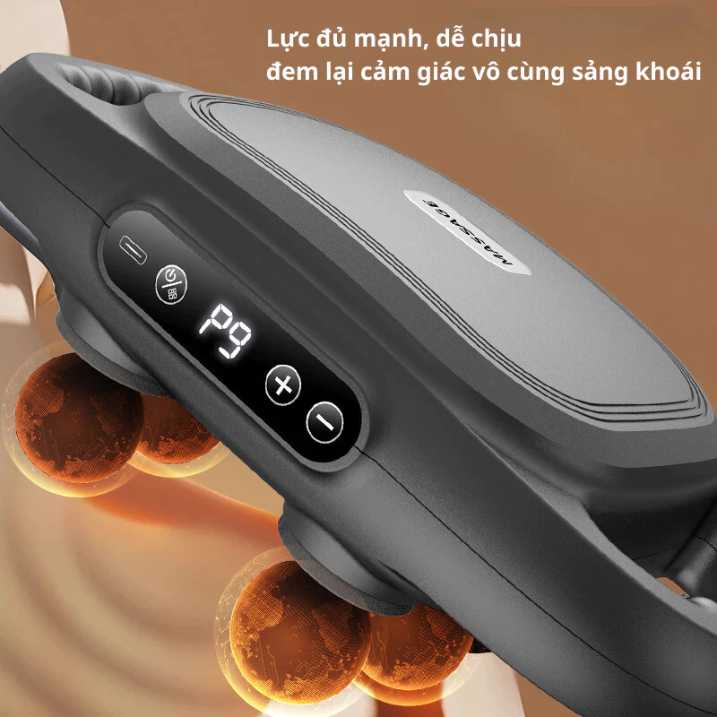 Máy Massage Cầm Tay Mexi 6 Đầu Tần Số Cao Thư Giãn Cơ Máy Mát Xa Diện Tích Lớn Rung Cơ Tần Số Cao
