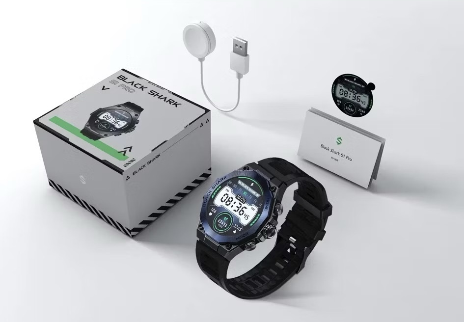 Đồng hồ thông minh Xiaomi Black Shark S1 Pro, có chat GPT - Màu XANH