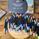 Bộ bút 48 màu Acrylic Paint Marker P&U Art Supplies