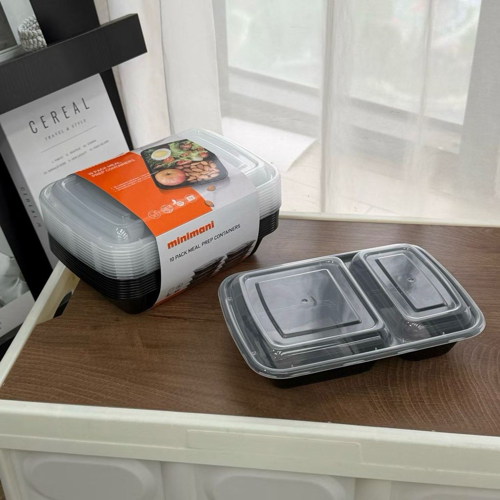 Set 10 hộp đựng thực phẩm Minimami, dùng được trong lò vi sóng, dùng 1 lần 