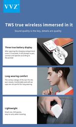 Tai nghe Bluetooth TWS Pro chính hãng VVZ, Model V - B Pro
