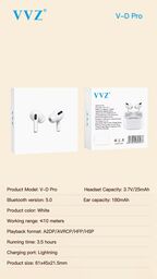 Tai nghe Bluetooth pro 2 chính hãng VVZ, Model V - D Pro