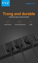 Ổ cắm điện hãng VVZ, Model: PC1, lỗi cổng USB