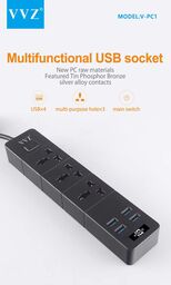 Ổ cắm điện hãng VVZ, Model: PC1, lỗi cổng USB