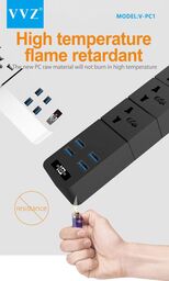 Ổ cắm điện hãng VVZ, Model: PC1, lỗi cổng USB