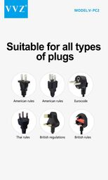 Ổ cắm điện thông minh 4 ổ cắm, 8 cổng usb, 2 cổng PD chính hãng VVZ, Model: V…