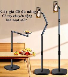 Cây giá đỡ điện thoại L01 tay dài xoay các góc