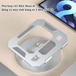 Giá đỡ ipad Kim loại P2 xoay 360 độ