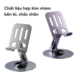 Giá đỡ điện thoại kim loại K72 xoay 360 độ