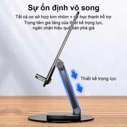 Giá đỡ điện thoại xoay 360 độ K39B