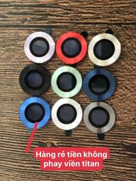 Mắt camera cho iPhone, hàng loại 1, mắt cam kim loại phay sáng