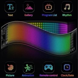 Đèn Led Matrix Dẻo, Dùng App