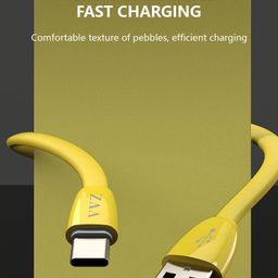Dây sạc Micro và Type C hãng VVZ cùng màu, dây mềm, Model: M5 và C5