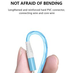Dây sạc led phát sáng hãng VVZ chân Micro và Lighting