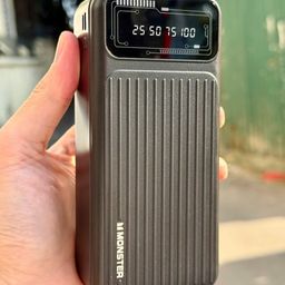 SẠC DỰ PHÒNG MONSTER 27.000MAH U POWER PD2701 KÈM 3 DÂY SẠC