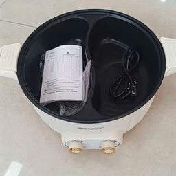 Nồi lẩu điện 2 ngăn Sacon đa năng, 2 vùng điều khiển độc lập 5L