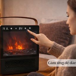 Máy sưởi 3D hiệu ứng lò sưởi nội địa Trung