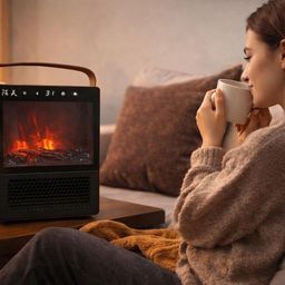 Máy sưởi 3D hiệu ứng lò sưởi nội địa Trung