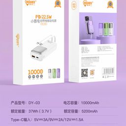 SẠC DỰ PHÒNG BXE 10.000MAH SẠC NHANH PD 22.5W DY03