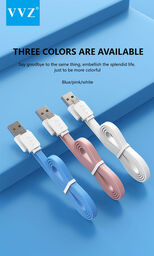 Dây Cáp Sạc Lightning, Micro, Type C chính hãng VVZ Dây Cao Su Model: L3