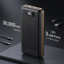 SẠC DỰ PHÒNG iMUTO 30.000MAH 3 CỔNG SẠC