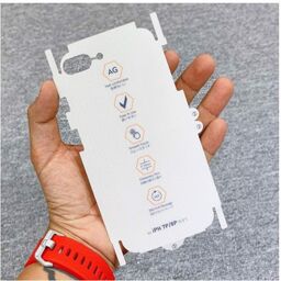 Miếng dán PPF mặt trước, mặt sau iPhone chống vân, trong suốt, 7 màu