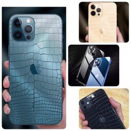 Miếng dán PPF mặt trước, mặt sau iPhone chống vân, trong suốt, 7 màu