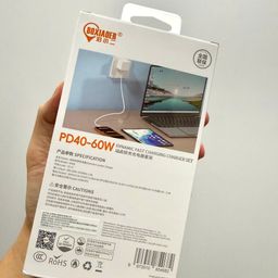 BỘ SẠC GaN 40 - 60W CHO IPHONE 17 HÃNG BXE KÈM CÁP C TO C, MODEL: TZ 17