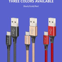 Cáp Dù 2 mét hãng VVZ đủ chân Micro, Lighting, Type C ( Mua 150 cái tặng 1 nồi…